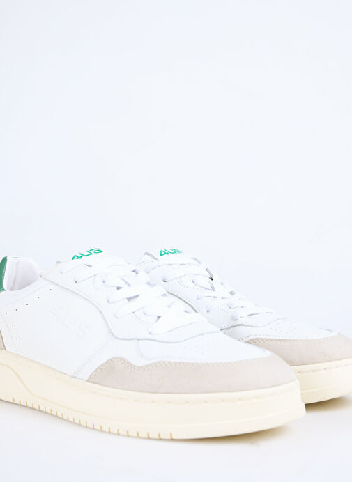 4US Beyaz Erkek Sneaker ARON 100 - Görsel 6