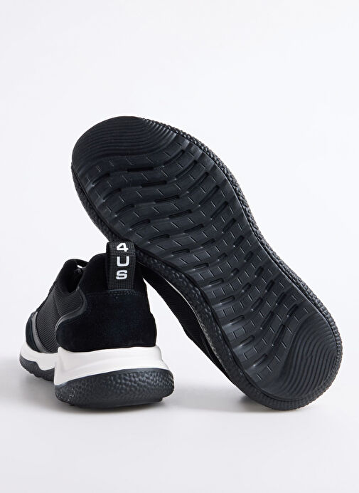 4US Siyah Erkek Sneaker DADDY 200 - Görsel 5