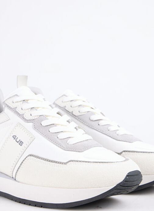 4US Beyaz Erkek Sneaker SEAN 400 - Görsel 6
