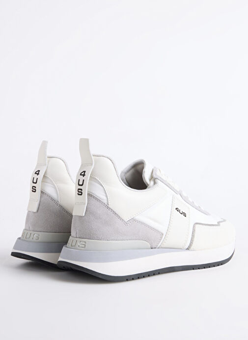 4US Beyaz Erkek Sneaker SEAN 400 - Görsel 4