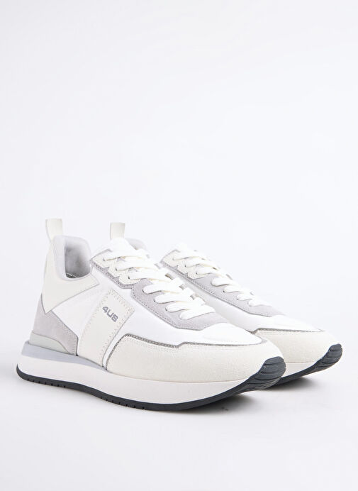 4US Beyaz Erkek Sneaker SEAN 400 - Görsel 3