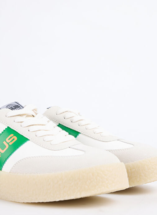 4US Beyaz Erkek Deri Sneaker MARK 100 - Görsel 6