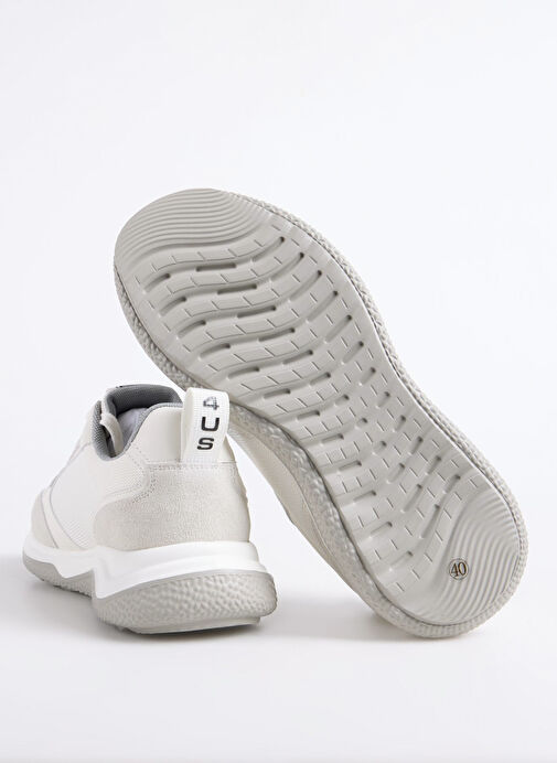 4US Beyaz Erkek Sneaker DADDY 200 - Görsel 5