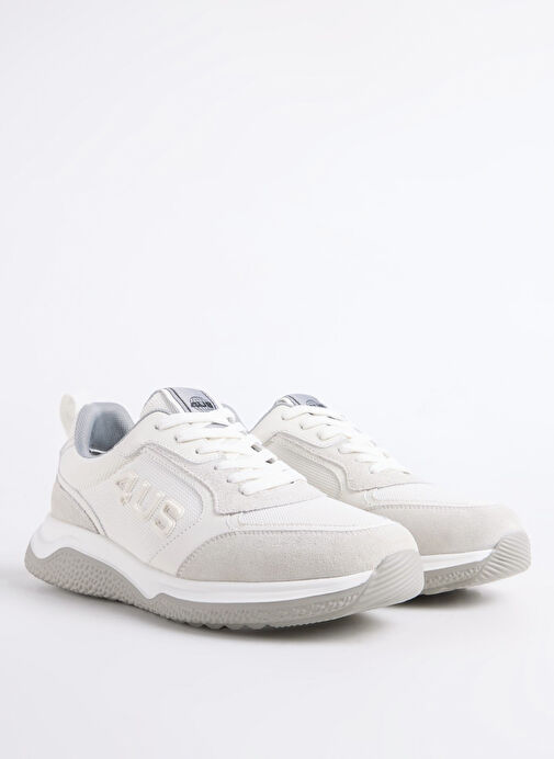 4US Beyaz Erkek Sneaker DADDY 200 - Görsel 3