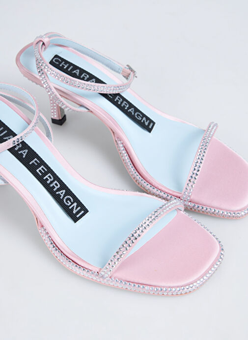 Chiara Ferragni Pembe Kadın Topuklu Ayakkabı CF3540_012 - Görsel 6