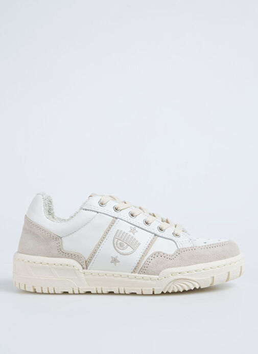 Chiara Ferragni Beyaz Kadın Deri Sneaker CF3501_126 - Görsel 2