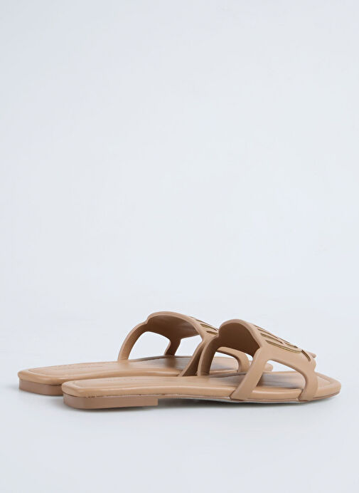 Chiara Ferragni Kahverengi Kadın Terlik CF3360_002 - Görsel 4