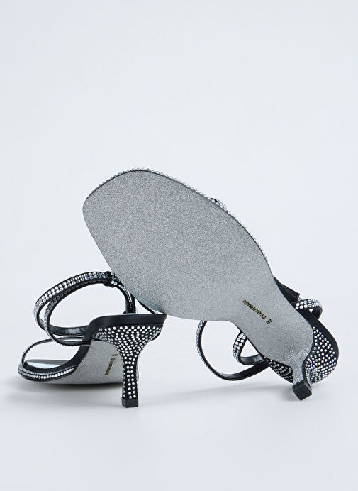 Chiara Ferragni Siyah Kadın Topuklu Ayakkabı CF3540_001 - Görsel 5