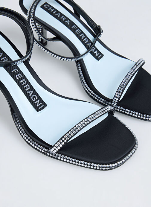 Chiara Ferragni Siyah Kadın Topuklu Ayakkabı CF3540_001 - Görsel 6