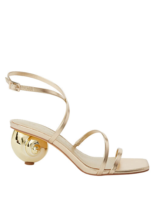 Katy Perry Altın Kadın Topuklu Ayakkabı KP3470 - Görsel 3