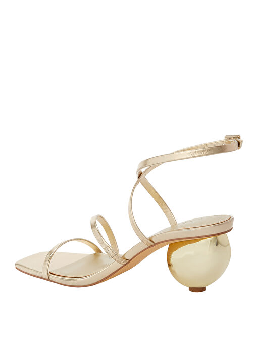 Katy Perry Altın Kadın Topuklu Ayakkabı KP3470 - Görsel 6
