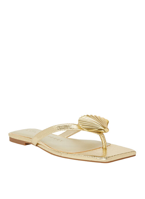 Katy Perry Altın Kadın Terlik KP3432 - Görsel 2