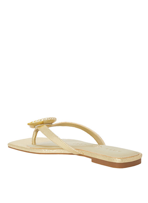 Katy Perry Altın Kadın Terlik KP3432 - Görsel 6
