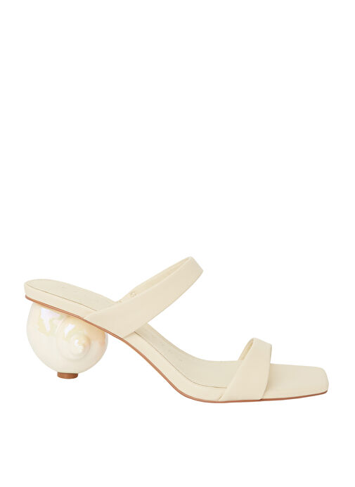 Katy Perry Beyaz Kadın Topuklu Terlik KP3472 - Görsel 2