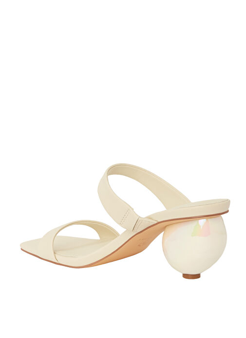 Katy Perry Beyaz Kadın Topuklu Terlik KP3472 - Görsel 6