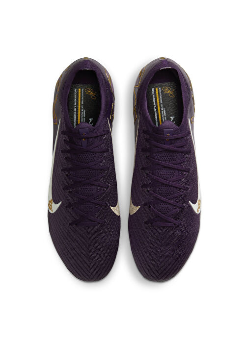 Nike FQ8683-500 ZM VAPOR 16 ELITE KM FG Mor Erkek Futbol Ayakkabısı - Görsel 10