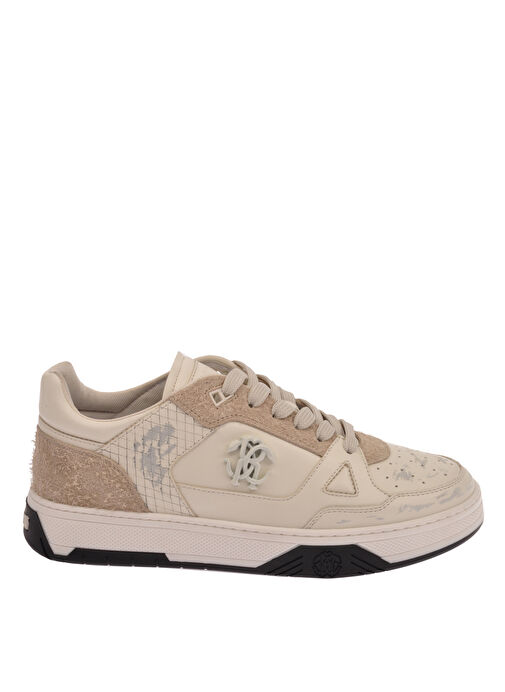 Roberto Cavalli Beyaz Erkek Deri Sneaker 27769 - Görsel 2