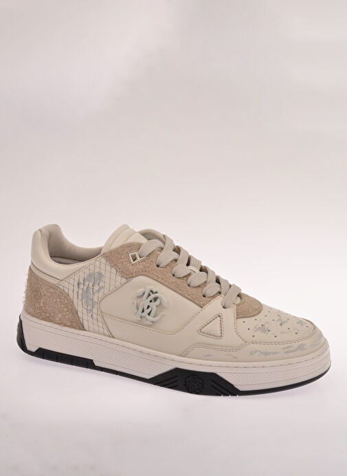 Roberto Cavalli Beyaz Erkek Deri Sneaker 27769 - Görsel 3