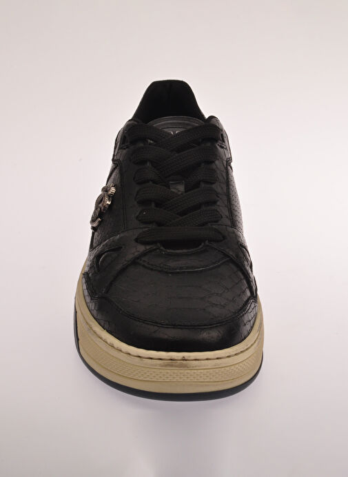 Roberto Cavalli Siyah Erkek Deri Sneaker 27770 - Görsel 4