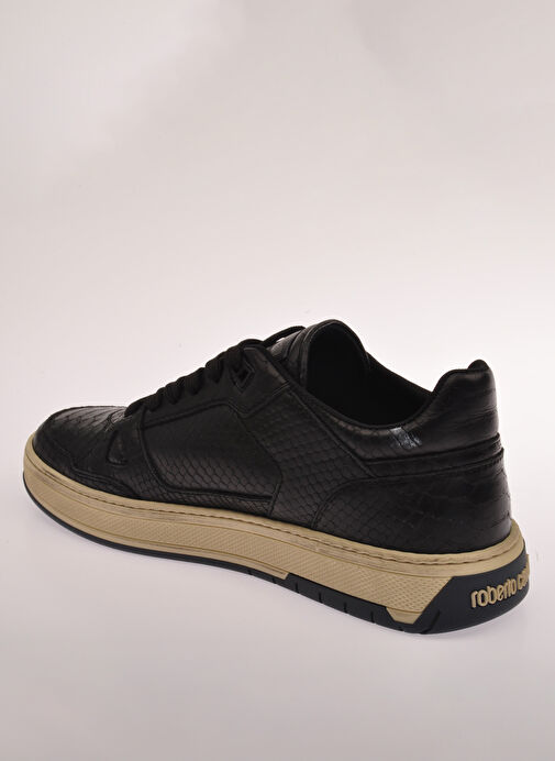 Roberto Cavalli Siyah Erkek Deri Sneaker 27770 - Görsel 6