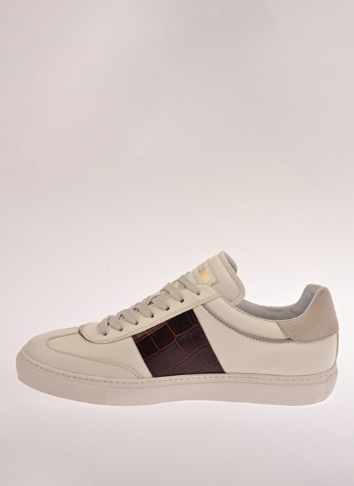 Roberto Cavalli Beyaz Erkek Deri Sneaker 27784 - Görsel 5