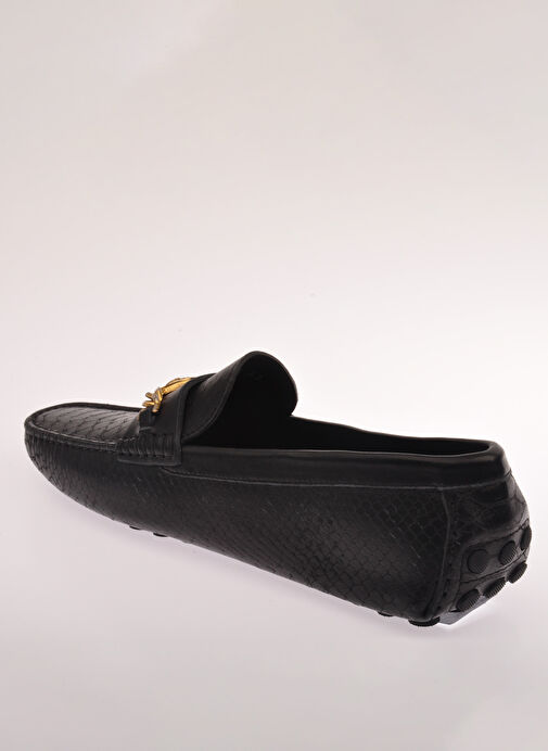 Roberto Cavalli Siyah Erkek Deri Günlük Ayakkabı 27748 - Görsel 6