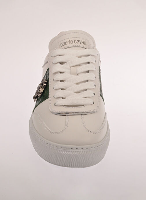 Roberto Cavalli Beyaz Erkek Deri Sneaker 27784 - Görsel 4