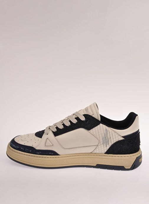 Roberto Cavalli Beyaz Erkek Deri Sneaker 27769 - Görsel 5