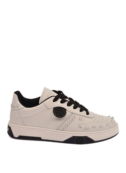 Roberto Cavalli Beyaz Erkek Deri Sneaker 27771 - Görsel 2