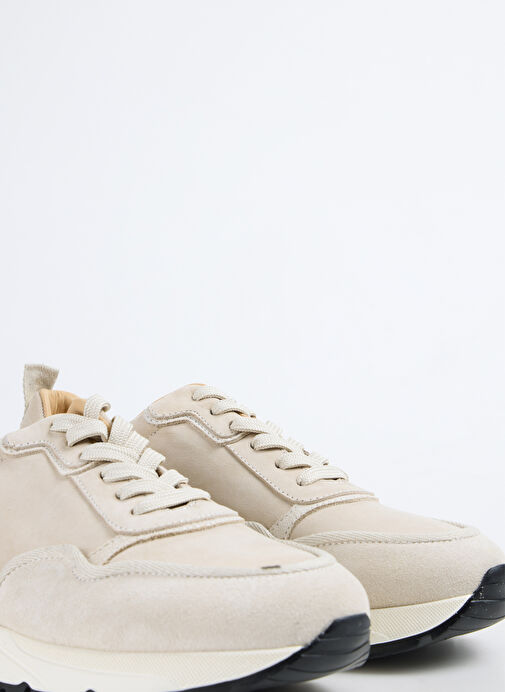 George Hogg Bej Erkek Deri Sneaker 18-121-S-5SS - Görsel 6