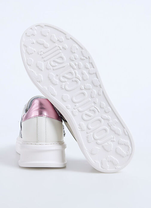 Roberto Cavalli Beyaz Kadın Deri Sneaker 27608 - Görsel 5