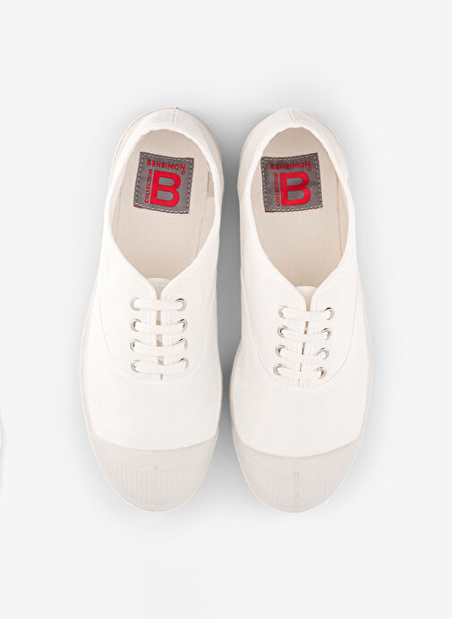 Bensimon Beyaz Kadın Sneaker TENNIS LACET - Görsel 2