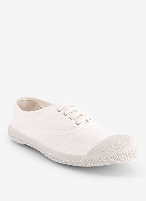 Bensimon Beyaz Kadın Sneaker TENNIS LACET - Görsel 3