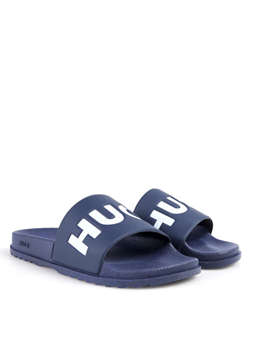 Hugo Lacivert Erkek Plaj Terliği Match_it_Slid_rblg_N 10244143 01 - Görsel 3