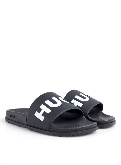 Hugo Siyah Erkek Plaj Terliği Match_it_Slid_rblg_N 10244143 01 - Görsel 3