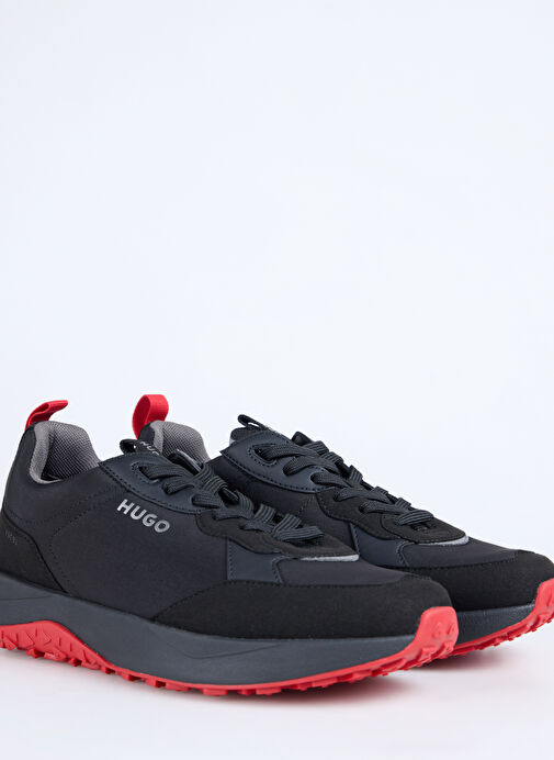 Hugo Siyah Erkek Sneaker Kane_Runn_mfny_N1 10253138 01 - Görsel 6