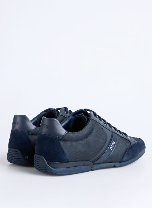 BOSS Lacivert Erkek Sneaker Saturn_Lowp_mx A_N 10216105 01 - Görsel 4