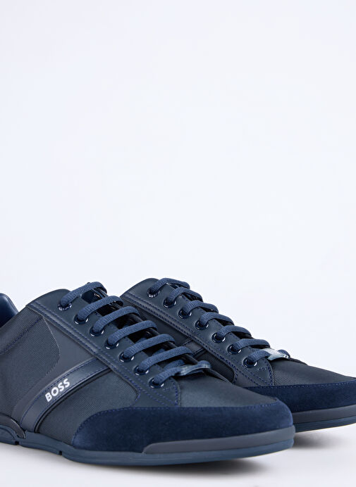 BOSS Lacivert Erkek Sneaker Saturn_Lowp_mx A_N 10216105 01 - Görsel 6