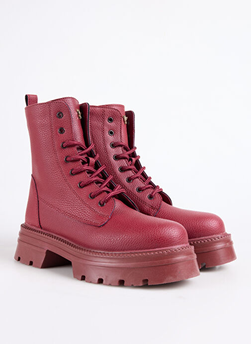 Fabrika Bordo Kadın Bot CLOE - Görsel 3