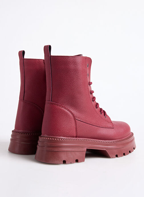 Fabrika Bordo Kadın Bot CLOE - Görsel 4