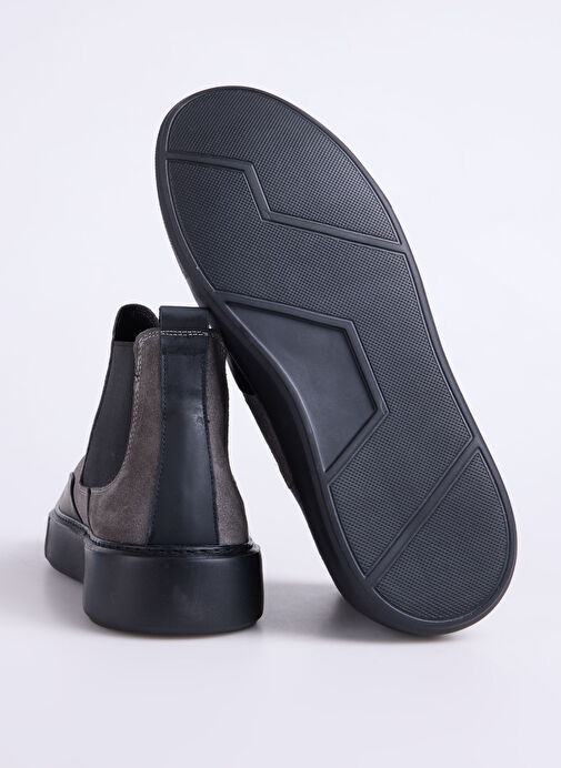 Fabrika Antrasit Erkek Deri Bot SEKA-ARES - Görsel 5