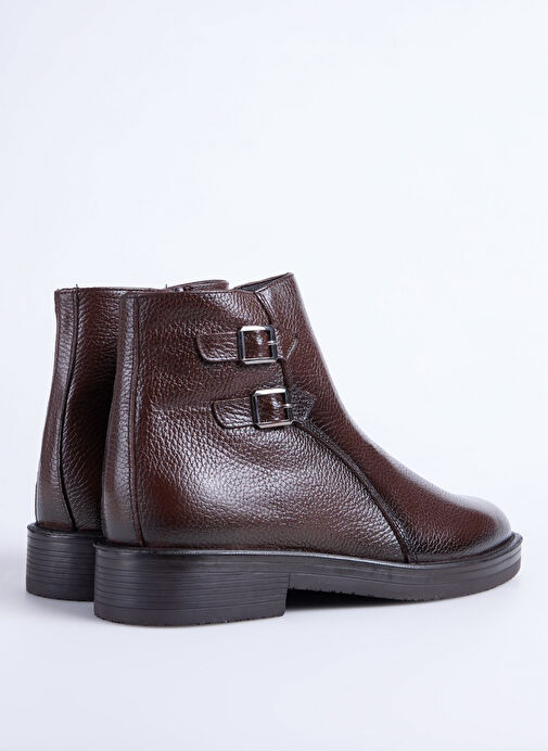 Fabrika Kahverengi Erkek Deri Bot HUGO-EGART - Görsel 6