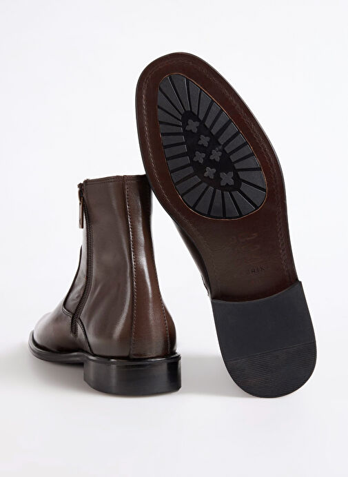 Fabrika Kahverengi Erkek Deri Bot KOST-GORSTAN - Görsel 6