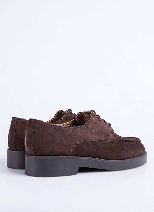 Fabrika Kahverengi Erkek Deri Klasik Ayakkabı HENEL-ALPHA-SUET - Görsel 6