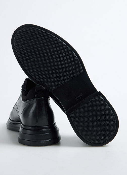 Fabrika Siyah Erkek Deri Günlük Ayakkabı CANTERT - Görsel 7