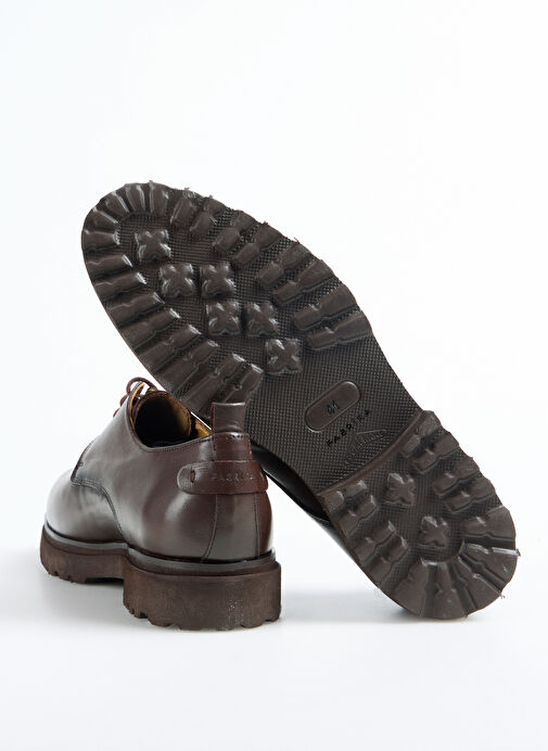 Fabrika Kahverengi Erkek Deri Klasik Ayakkabı YODER-JURO - Görsel 7