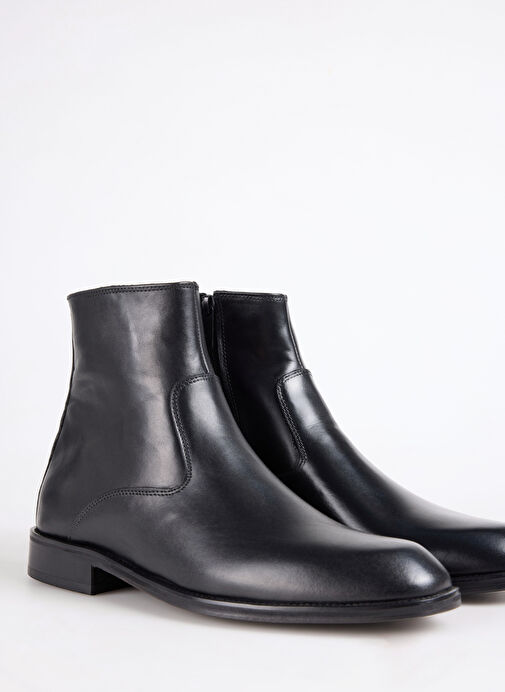 Fabrika Siyah Erkek Deri Bot KOST-GORSTAN - Görsel 7