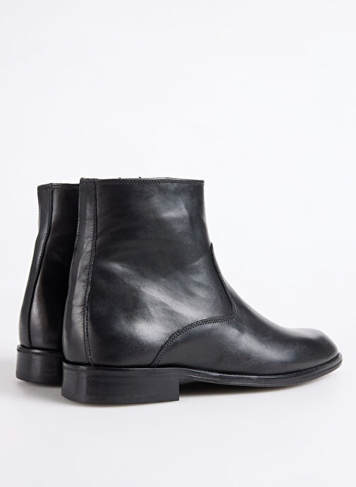 Fabrika Siyah Erkek Deri Bot KOST-GORSTAN - Görsel 4