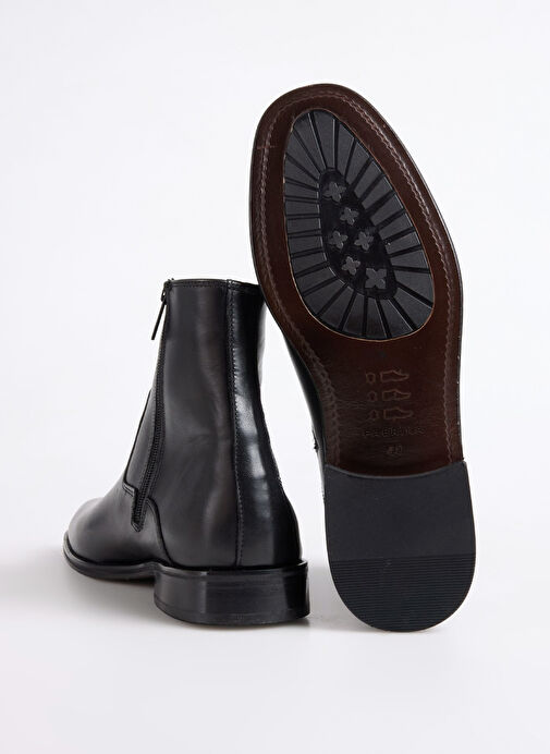 Fabrika Siyah Erkek Deri Bot KOST-GORSTAN - Görsel 5
