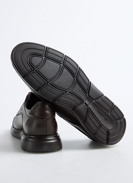 Fabrika Kahverengi Erkek Deri Günlük Ayakkabı BALUN - Görsel 7